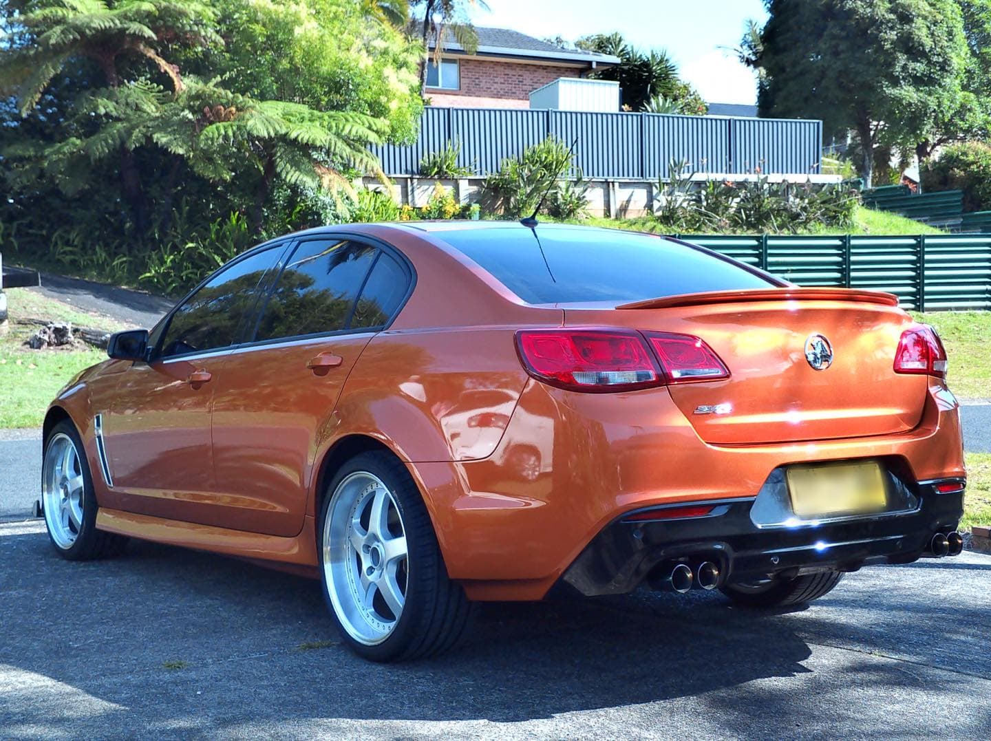 Holden Commodore detailed paintwork